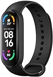 Xiaomi Mi Smart Band 6, Fitness- & Aktivitätstracker (1,56 AMOLED Display, 30 Trainings Modi, SpO2 tracking, Schlaf- und Pulsüberwachung, 14 Tage Batterielaufzeit, 5ATM Wassergeschützt, Mi Fit App)