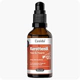 Casida Karottenöl 50ml Haut & Haare - naturrein- Mischung aus Karottensamenöl und Karottenwurzel Extrakt - natürliche Pflege & Selbstbräuner- vegan