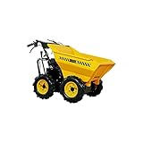 Güde Allraddumper GAD 400.1/4x4 (4-Takt-Motor, 196 cm³ Hubr., 4,1/5,6 (kW/PS), Allradantrieb, Vorwärtsgeschwindigkeit 7,0 km/h, max. Zuladung 400 kg, kippbarer 120 l Behälter, Handgriffsteuerung)