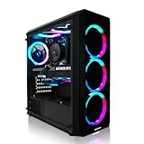 Greed® MK2 - High End Gaming PC - AMD Ryzen 7 5700X & Nvidia Geforce RTX 5060 - Ultra Schneller RGB Computer + 4K Raytracing Rechner mit 4,6 GHZ - 32 GB DDR4 RAM - 1TB SSD - WLAN + W11 Pro