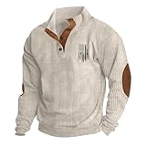 Klassisches Herren-Sweatshirt 2025 Alltagskleidung, amerikanischer Stil, Kapuzen-Sweatshirt für Herren, Winter Plus Samt, verdickt, warm, kältebeständig, schweres Sweatshirt, Herren-Sweatshirt, beige,