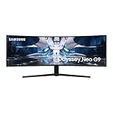 Samsung Odyssey Neo G9 Curved Gaming Monitor S49AG954NP, 49 Zoll, DWQHD, Quantum Mini-LED, AMD FreeSync Premium Pro, Reaktionszeit 1 ms (G/G), Krümmung 1000R, Bildwiederholrate 240 Hz