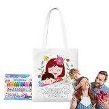 Generisch Canvas -Einkaufstasche, leere Leinwand -Einkaufstaschen | Wiederverwendbare Einkaufstasche - Tragbares Graffiti -Zubehör, leichte Lebensmittelbeutel zum Einkaufen, Reisen,