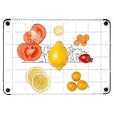 Zusammenklappbares Schneidebrett für den Außenbereich, Schneidebrett, faltbar, tragbar, platzsparend, rutschfeste Schneidematte, Zubehör von Aca