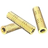 Greluma 3 Stück 3,5 mm (1/8') Buchse auf Buchse Stereo-Kupplungsadapter Aux-Kabel Anschluss Buchse Geschlechtswechsler