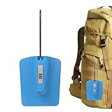 Tragbarer Safe, tragbare Verriegelungsbox - Kombinierte Sicherheitshülle | Wasserdichter Safe mit Zahlenschloss, kleine abschließbare Box mit abnehmbarem Metallkabel für Schlafsaal