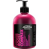 Joanna Professional Farb-Toner Tönungs-Shampoo in Rosa-Grau für das Haar - mit Mikroprotein - dauerhafte Farbtoning - Locken-Glanz & warme Farbe Pink - 500 g