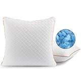 Twirest Kopfkissen 40x40cm（2er Set）, Memory Foam Kissen - gefülltes Schlafkissen, Höhenverstellbares Kopfkissen mit Reißverschluss, Abnehmbarer/Waschbarer Kopfkissenbezug