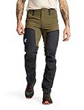 RevolutionRace Herren RVRC GP Pro Pants, Hose zum Wandern und für viele Outdoor-Aktivitäten, Dark Olive, S