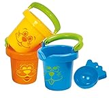 GOWI 558-11 Lustige Baby Eimer, 3teilig, in der Box, Wasserspielzeug