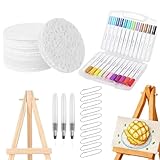 Geschwollene Stoffmalfarbe | Puffy Paint Marker – Kunstbedarf, 3D-Malerei, Leinwand, für festliche Familienvorführungen, Kinder, Schule, Reisen, Erwachsene, Zuhause, Möbel, Fenster