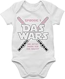 Shirtracer Baby Body Junge Mädchen - Zur Geburt - Das Wars Jetzt habe ich die Macht - 1/3 Monate - Weiß - ausgefallene babygeschenke geburtgeschenk born sprüche bodys sachen neugeborene