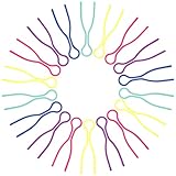 JOINPAYA 50 Stück Bunte Kunststoff Spulenklammern für Nähgarn Flexible Garnrollenhalter In Gemischten Farben Nähzubehör für Quilt und Nähprojekte