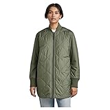 G-STAR RAW Women's Padded Bomber Collar Jacket, Green (lt Hunter B958-8165), XS
