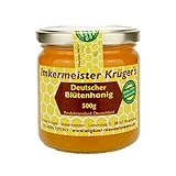 Allgäuer Wanderimkerei Deutscher Blütenhonig 500g I regionaler Genuss I fein-aromatisch I naturbelassen & hochwertig I Gesund