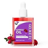 Gelike ec Nagelhaut Pflege Öl für Nägel: Nagelhautöl Rose Riecht für Feuchtigkeit Stärkt Nährende Nägel Mit Bio-Ölen & Vitamin E Vegan - für Trockene Haut Maniküre-Liebhaber