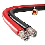 ETEC Lautsprecherkabel CCA 2x1,50mm² rot/schwarz 10m