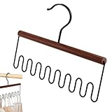 BH-Kleiderbügel-Organizer – Multi-Haken für Unterwäsche – Holz, platzsparender Taillengürtel-Kleiderbügel, Kleider-Organizer