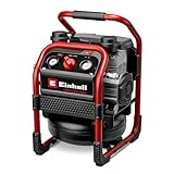 Einhell Professional Akku-Kompressor SILENZZO 18/160 Power X-Change (18 V, max. 8 bar, 6 L Tank, 160 L/min Ansaugleistung, Manometer, ölfrei, besonders leise, ohne Akku)