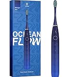 Oclean Flow Elektrische Zahnbürste, Schallzahnbürste mit 180 Tage Akkulaufzeit, 5 Putzmodi Zahnbürste Elektrisch IPX7 Sonic Electric Toothbrush mit DuPont Zahnbürstenkopf, Timer (Blau)