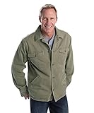 Woolrich 6202 Mens Dorrington Shirt Jacket, Dark Wheat, S-R