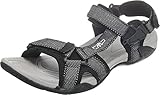 CMP Herren Hamal Riemchensandalen, Schwarz, 43 EU