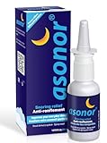 Asonor Anti Schnarch Nasenspray für einen ruhigen und erholten Schlaf - Verhindert unangenehme Schnarchgeräusche - Leichte und effektive Anwendung, 30 ml