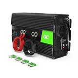 Green Cell® 1000W/2000W 12V auf 230V Volt kfz Spannungswandler Wechselrichter Power Solar Inverter DC AC Umwandler Stromwandler Fahrzeuge Wohnwagen Auto Modifizierte Sinus Sine Wave Autoladegerät