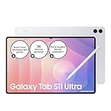Samsung Galaxy Tab S11 Ultra, AI Tablet, Wi-Fi, Leichtes Design, KI-Tools, DeX, 512 GB Speicher, 12 GB RAM, Lange Akkulaufzeit, Silver, 3 Jahre Herstellergarantie [Exklusiv auf Amazon]