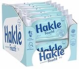 Hakle Feucht Pur im 12er-Pack, 504 Tücher (12 x 42 Blatt), pflegendes feuchtes Toilettenpapier, feuchte Tücher mit 99% Wasser, schnell wasserlösliche Feuchttücher