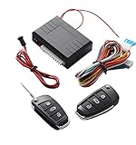 WANGCL Universal Fernbedienung Zentrale Türschloss Kit Stil 14 Verriegelung Keyless Entry Upgrade Kit mit Contorl Box + 2 Ersatz Fernbedienung Contorl für Auto Zentrale Türschloss