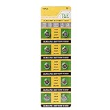 KERDEJAR 10 Stück Alkaline Batterie AG3 1,55 V Knopfzellen SR41 192 L736 384 SR41SW CX41 LR41 392 Taschenlampe Kette Finger Licht Uhr Spielzeug Fernbedienung