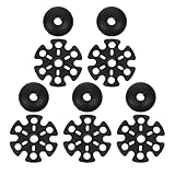 GOOHOCHY Trekkingstock Gummikappen Schneeteller – 10 Stück Abriebfester Ersatzspitzenschutz für Wanderstöcke Leichter Pfostenfußschutz für Schlamm Schnee Kompatibel mit Trekkingstöcken