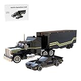 RZARDFLAMR MOC-216375 LKW-Bausatz für Erwachsene, Mobile Operations Unit mit LKWs, Anhänger, Sattelschlepper, BAU-Set für Erwachsene, Display-fähige Inneneinheit, Geschenk für Sammler (3106 Teile)