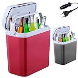 Arebos Thermoelektrische Kühlbox 20 L mit ECO-Modus | Elektrische Kühl- und Warmhaltebox | 12/230 V für Auto und Steckdose | Kompakte Isoliertasche