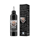 HAWINK Tattoo Farbe Black 4oz (120ml) Flaschen Rein Schwarz Tinten Professionell Tattoo Zubehör Ink TI203DE-120-001