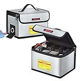STARTRC Lipo Safe Bag Feuerfeste, explosionsgeschützte Tasche Großraum-Lipo Akku Aufbewahrungsbox Schutzschalter Schutztasche zum Aufbewahren und Laden