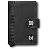 Victorinox Altius, Leather Card Wallet, Portemonnaie mit RFID-Schutz, Swiss Made, Kartenetui, Schwarz