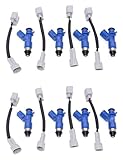 Injektor Kraftstoff Für Acura Für Civic Für Integra RSX K20 K24 B16 B18 Mit Stecker Anschlüsse Kraftstoff Injektor 8Pcs 16450-RWC-A01 410Cc