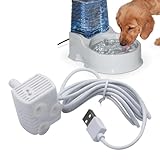 Ultraleise Wasserpumpe für Katzenbrunnen, Ersatzmotor mit geringem Verbrauch, kompatibel mit Wasserspender für Katzen und Hunde, praktisches Zubehör für Tiertrinken
