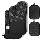 OUTDOUSE Ofenhandschuhe Topflappen Topfhandschuhe Backhandschuhe Kochhandschuhe - OUTDOUSE ven Mitts 4er Set Hitzebeständig