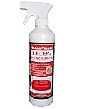 Leder-Pflegemilch 500 ml | CleanPrince Lederpflegemilch Lederbalsam Ledermilch Lotion Leder Auto Ledermöbel Leder-Pflegemilch Pflege Pflegemittel Lederpflege Leather Lotion Lederlotion Creme Möbel Lederoberflächen Autositze Ledersessel etc.