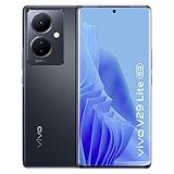 vivo V29 Lite 5G Smartphone, 8 GB + 128 GB, gebogenes 3D-AMOLED-Display, 120 Hz, 64 MP OIS-Kamera, 5000 mAh + 44 W FlashCharge, erweiterter RAM + 8 GB, Android 13, Schwarz