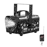 VEVOR Schneemaschine, 1500-W-Schneekanone, Kunstschneeerzeuger, Schneeflockenmaschine, Kunstschneeflockenmaschine für den Innen- & Außenbereich für Feiertage, DJ-Partys, Weihnachtsdekoration