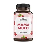 Mama Multi (120 Kapseln für 4 Monate) 3-in-1: Kinderwunsch Tabletten, Schwangerschaftsvitamine und Stillzeit Vitamine - 16 Prenatal Vitamins und Superfoods - VEGAN (1x 120 Kapseln (1er Pack))