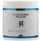 Klean Labs® - L-Glutamin Pulver (Kyowa Quality®) - 500 gramm - ohne Zusatzstoffe, in Deutschland abgefüllt, patentierter Markenrohstoff, vegan - nicht-essentiellen Aminosäure