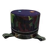 Housoutil Tragbarer Gartenhocker 18cm Hoher Stabiler Kunststoffhocker mit Camouflage Sitzfläche für Gartenarbeit Teepflücken und Landwirtschaft Zufällige Farbe Zufällige Farbe