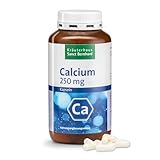 Calcium 250 mg Kapseln - 250mg reines Calcium/Kapsel - 300 Kapseln