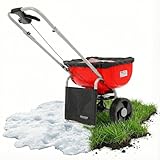 Hecht Universal Streuwagen 27 Liter – Schleuderstreuwagen für Rasendünger, Rasensamen & Streusalz – Düngerstreuer für Rasen & Winterdienst