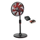 Einhell Akku-Ventilator GE-CF 18/320 P Power X-Change (18 V, Stand-Ventilator, 4 Geschwindigkeitsstufen, autom. Schwenkfunktion, höhenverstellbar, inkl. 2,5 Ah Akku)